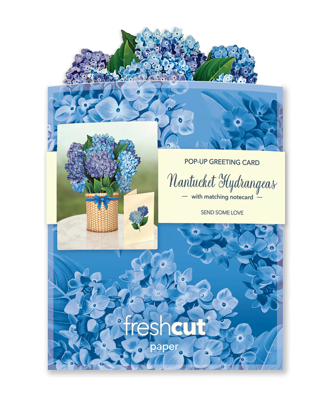 Mini Nantucket Hydrangeas - Fresh Cut Paper