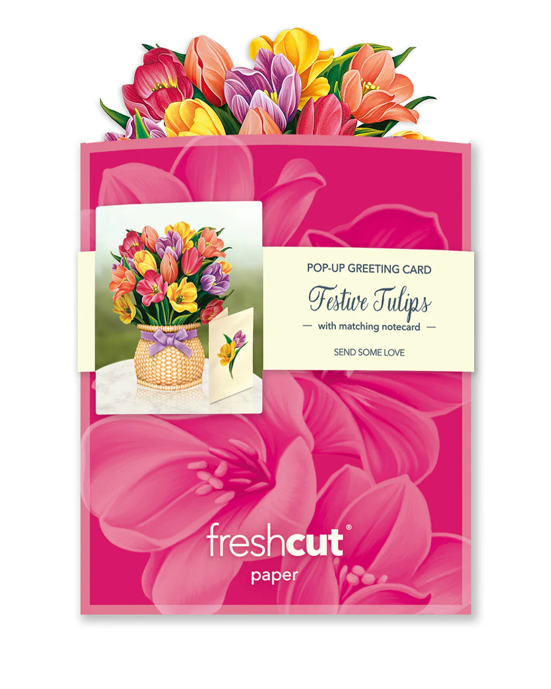 Mini Festive Tulips - Fresh Cut Paper