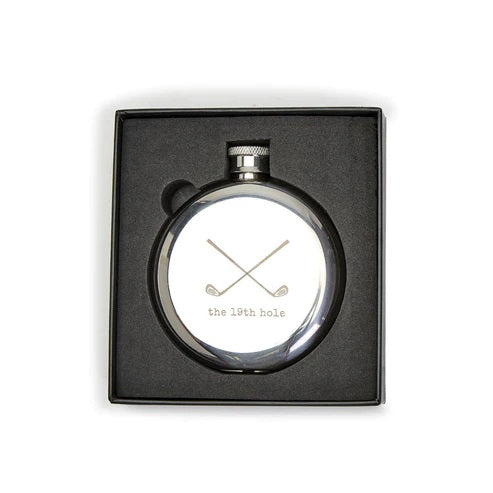 Two's Company The 19th Hole Golf Hip Flask
