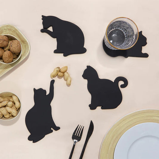 Feline Cat Coasters