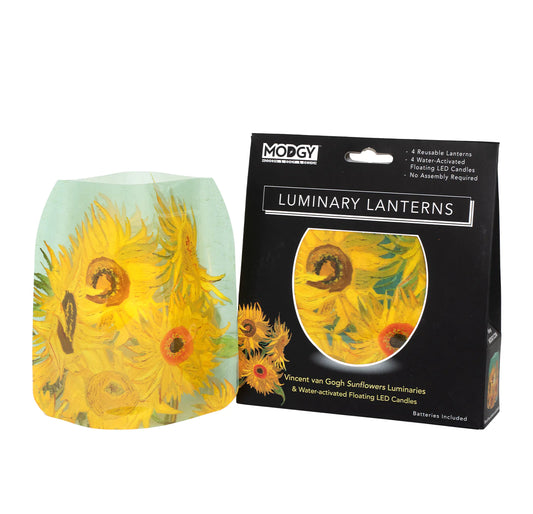 Vinvent van Gogh Sunflowers Luminaries - Modgy
