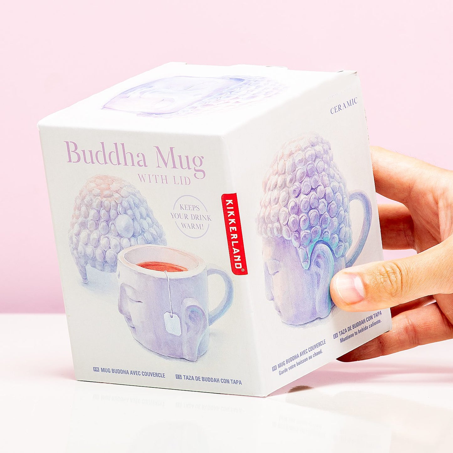 Buddha Mug with Lid