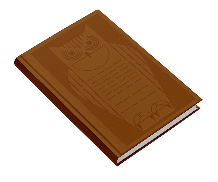 Owl Leather Pocket Journal - Charley Harper