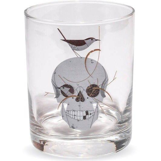 Charley Harper Wrented Double Old Fashioned Glasses