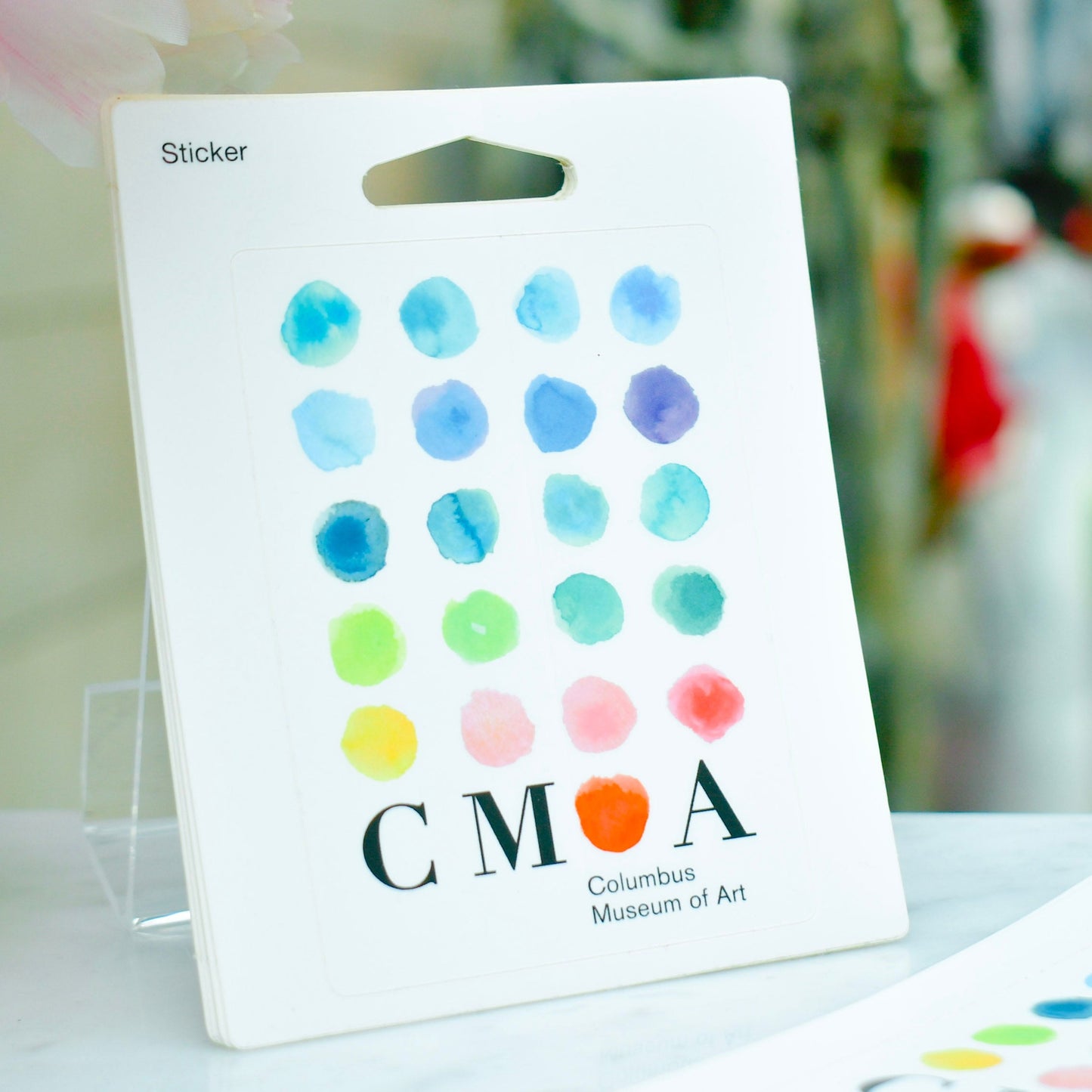 CMA Watercolor Sticker