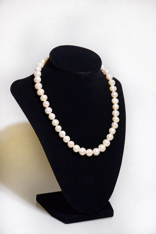 AA Grade White freshwater Pearl Necklace