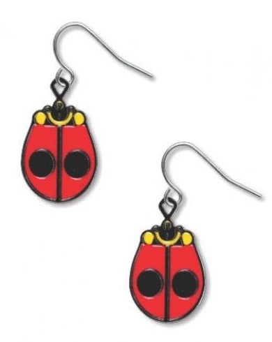 Charley Harper Ladybug Earrings
